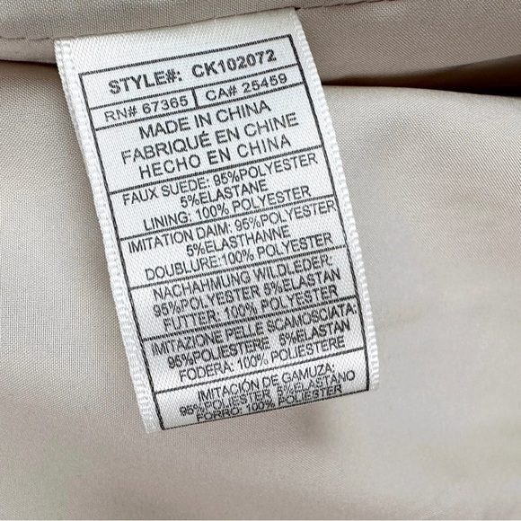 Cupcakes and Cashmere Snake Print Faux Suede Moto Jacket - Picture 10 of 11